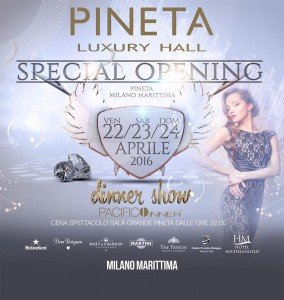 pineta disco milano marittima 23 - 24 - 25 aprile 2016